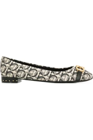 Salvatore Ferragamo Femme, Chaussures, Multicolore, Taille: 36 1/2 EU Élégantes Ballerines Plates pour Femmes