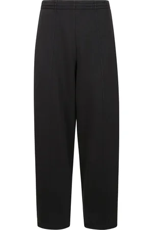 Maison Margiela Homme, Pantalons, Noir, Taille: S Pantalon de sport en coton avec taille élastique