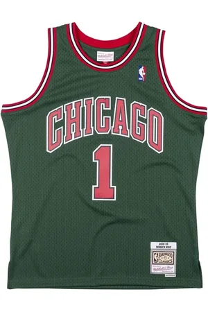 Mitchell & Ness Homme, Sport, Vert, Taille: S Maillot Swingman Chicago Bulls Derrick Rose