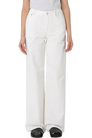 A.P.C. Femme, Jeans, Blanc, Taille: W27 Jeans Blancs Élégants Wide Leg