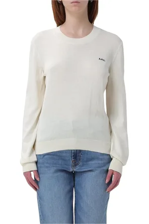A.P.C. Femme, Pulls, , Taille: 42 FR Pull à Col Rond en Tricot
