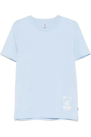 Moschino Homme, Tops, Bleu, Taille: M T-shirts et Polos Bleus