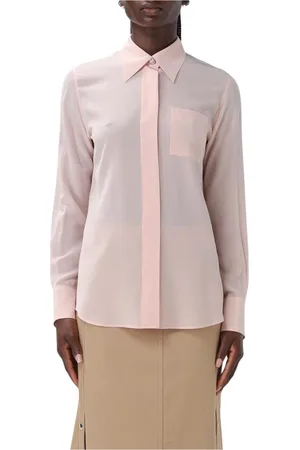 Lanvin Femme, Blouses et Chemises, Rose, Taille: 36 FR Elegant Beige Silk Blouse Shirt