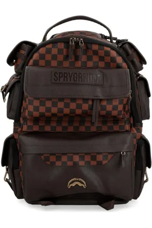 Sprayground Unisex, Sacs, Brun, Taille: ONE Size Sac à dos Pixel Emboss