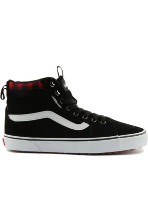Vans Homme, Chaussures, Noir, Taille: 45 EU Baskets Montantes Filmore Hi Noir Rouge