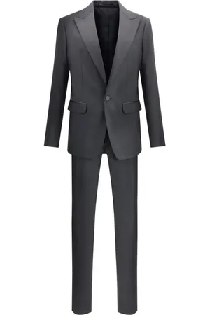Dsquared2 Homme, Costumes, Noir, Taille: XL Costume en Laine avec Veste et Pantalon