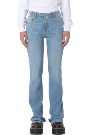 Diesel Femme, Jeans, Bleu, Taille: W30 Jean Évasé Style Classique