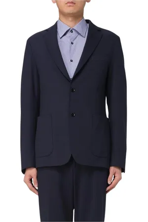 HUGO BOSS Homme, Vestes, Bleu, Taille: S Blazer Blanc Look Sophistiqué