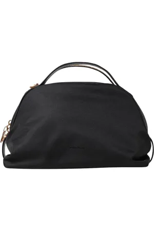 Borbonese Femme, Sacs, Noir, Taille: ONE Size Sac Bandoulière Noir Élégant