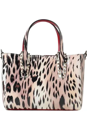 Christian Louboutin Femme, Sacs, Multicolore, Taille: ONE Size Sac Leopard Patent Tote Multicolore