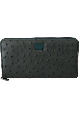 Dolce & Gabbana Homme, Accessoires, Noir, Taille: ONE Size Portefeuille de luxe en cuir d