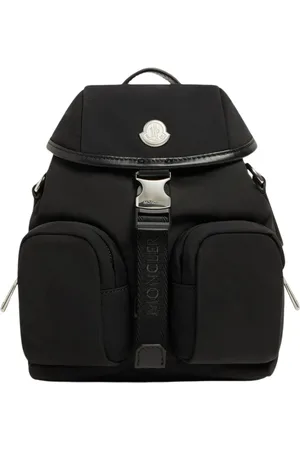 Moncler Femme, Sacs, Noir, Taille: ONE Size Sac à dos en nylon noir avec boucle