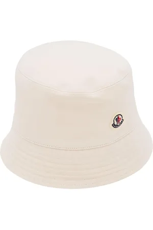 Moncler Femme, Accessoires, , Taille: S Chapeau Seau Noir Logo Style Hiver