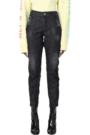 Dsquared2 Femme, Jeans, Noir, Taille: 36 FR Jeans noirs décontractés pour femmes