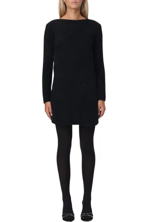 BLUMARINE Femme, Robes, Noir, Taille: 38 FR Robe Élégante en Tricot