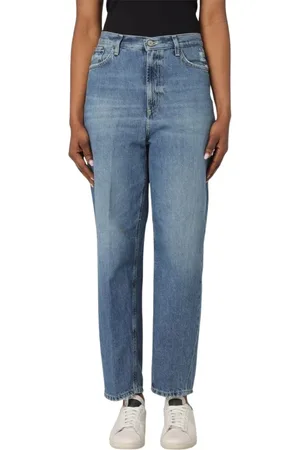 Dondup Femme, Jeans, Bleu, Taille: W26 Jeans droits bleus élégants