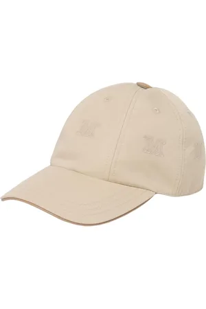 Max Mara Femme, Accessoires, , Taille: 57 CM Casquette de baseball avec logo brodé