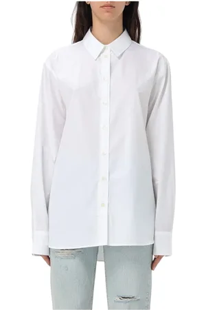 ANINE BING Femme, Blouses et Chemises, Blanc, Taille: 38 FR Chemise Blanche à Boutons