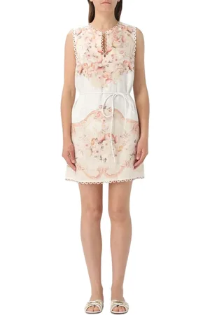 Twin-Set Femme, Robes, Multicolore, Taille: 36 FR Robe Mini à Imprimé Floral