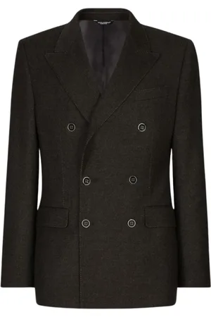 Dolce & Gabbana Homme, Vestes, Gris, Taille: L Blazer de luxe gris pour hommes