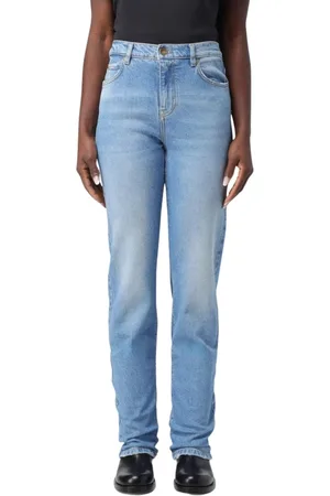 Pinko Femme, Jeans, Bleu, Taille: W27 Jeans Straight Leg Élégants