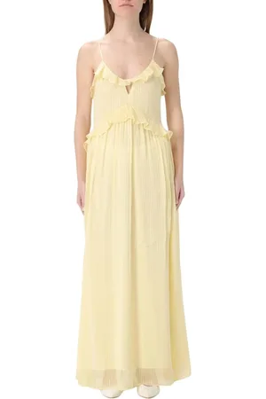Twin-Set Femme, Robes, , Taille: 38 FR Robe Longue Élégante à Volants