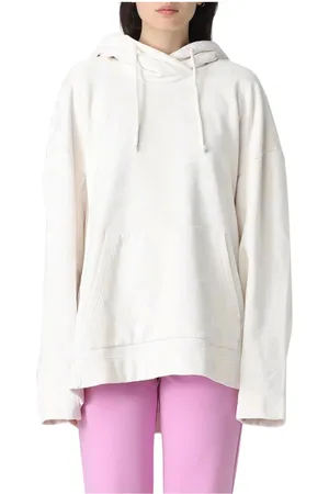 Marc Jacobs Femme, Sweatshirts et sweats à capuche, Blanc, Taille: 38 FR Sweat à Capuche Oversize Blanc Coupe Décontractée