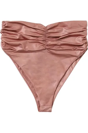 MAGDA BUTRYM Femme, Maillots de bain, Rose, Taille: 36 FR Bas de maillot de bain froncé en rose