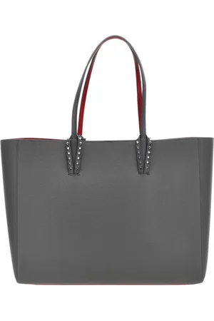 Christian Louboutin Femme, Sacs, Gris, Taille: ONE Size Sac à bandoulière gris clouté