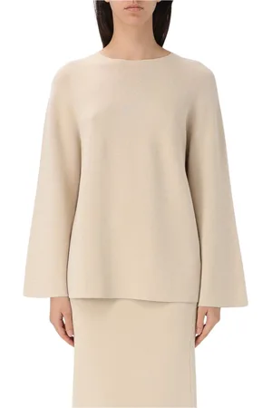 LIVIANA CONTI Femme, Pulls, , Taille: 42 FR Pull Bleu en Tricot à Col en V