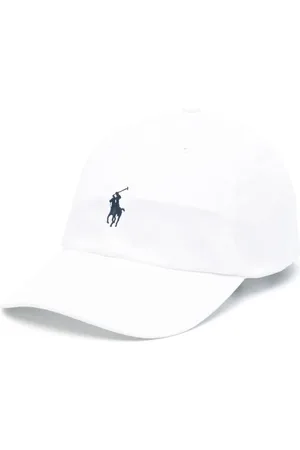 Ralph Lauren Femme, Accessoires, Blanc, Taille: ONE Size Casquette de baseball en coton