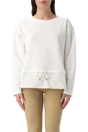 FAY Femme, Sweatshirts et sweats à capuche, Blanc, Taille: 36 FR Sweat à Capuche Superposé