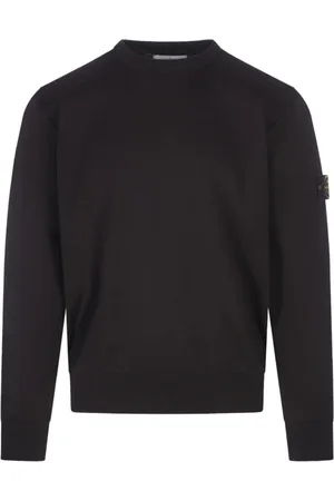 Stone Island Homme, Pulls, Noir, Taille: M Pull en Coton Noir pour Homme