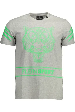 Philipp Plein Homme, Tops, Gris, Taille: S T-shirt Homme Manches Courtes Gris