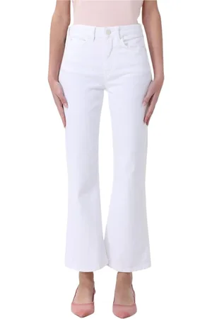 Pinko Femme, Jeans, Blanc, Taille: W29 Jean Évasé Blanc pour Femme