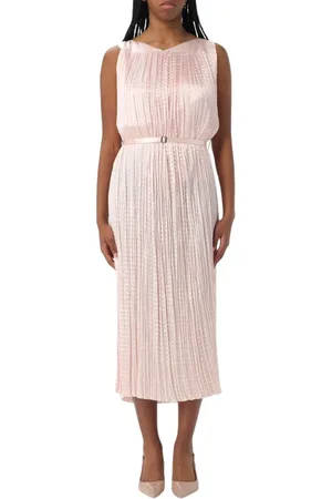 HUGO BOSS Femme, Robes, Rose, Taille: 38 FR Robe Midi Rose Sophistiquée