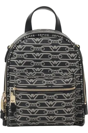 Emporio Armani Femme, Sacs, Noir, Taille: ONE Size Sac à Dos Mini avec Motif Logo