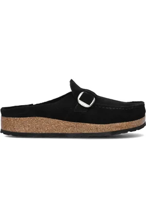 Birkenstock Femme, Chaussures, Noir, Taille: 36 EU Mules Slippers en Daim Noir