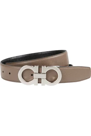 Salvatore Ferragamo Homme, Accessoires, Brun, Taille: 90 CM Ceinture en cuir élégante pour hommes
