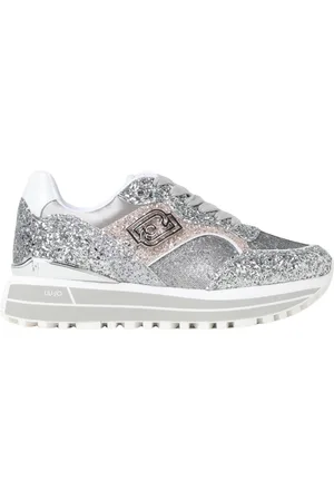 Liu Jo Femme, Chaussures, Gris, Taille: 41 EU Maxi Wonder Baskets