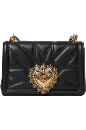 Dolce & Gabbana Femme, Sacs, Noir, Taille: ONE Size Sac Matelassé à Chaîne en Noir