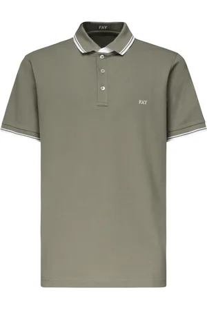FAY Homme, Tops, Vert, Taille: M T-shirts et Polos verts avec manches courtes
