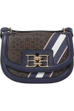 Bally Femme, Sacs, Brun, Taille: ONE Size Sac à bandoulière en cuir demi-lune élégant