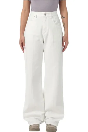 Brunello Cucinelli Femme, Jeans, , Taille: 36 FR Pantalon en Lin Naturel