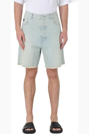 AMBUSH Homme, Shorts, Bleu, Taille: W33 Shorts en Denim Effiloché