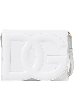 Dolce & Gabbana Femme, Sacs, Blanc, Taille: ONE Size Sac Pochette Matelassé