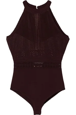 Twin-Set Femme, Tops, Brun, Taille: 38 FR Bodywear élégant pour un confort quotidien