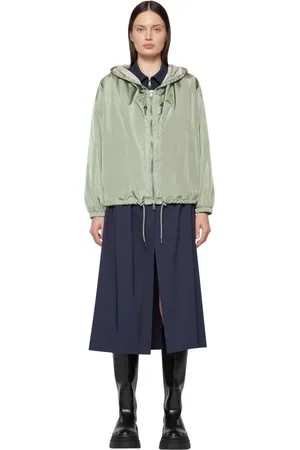 add Femme, Vestes, Vert, Taille: 40 FR Nylontaf Hooded Jacket