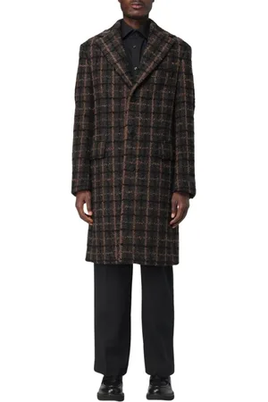 VERSACE Homme, Manteaux, Multicolore, Taille: S Manteau Élégant Marron pour Homme