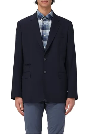 FAY Homme, Vestes, Bleu, Taille: 2XL Blazer Bleu à Revers